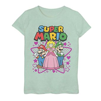 Girls 7-16 Nintendo Super Mario Classic Trio Tee