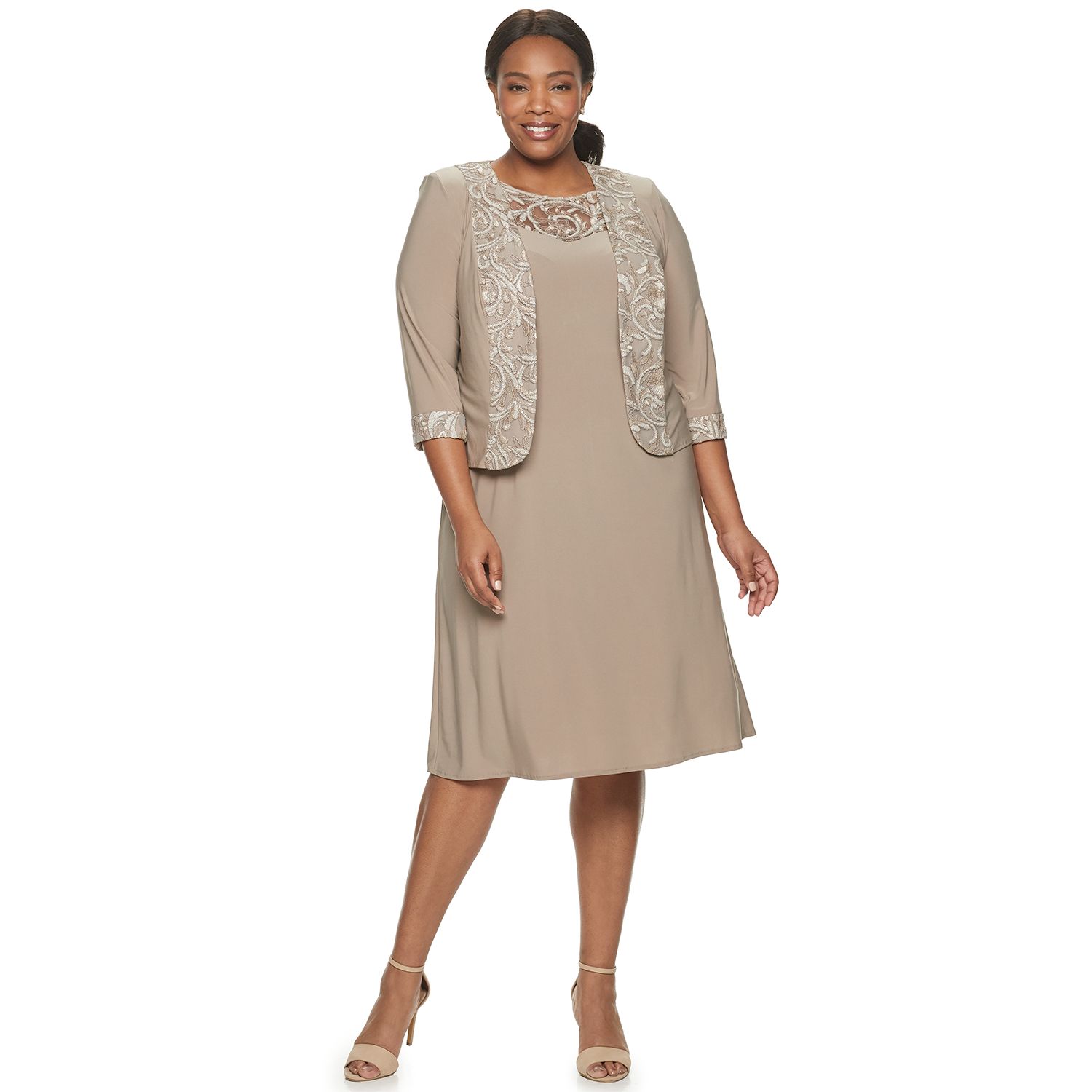 jacket dress plus size