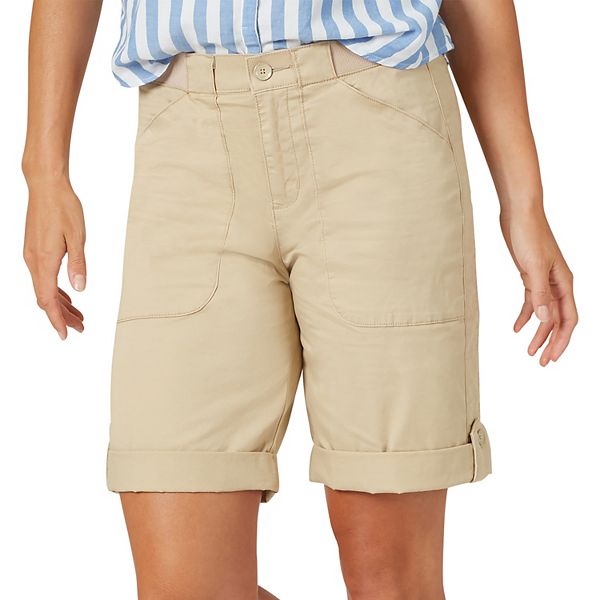Petite Lee® Flex-To-Go Utility Bermuda Shorts