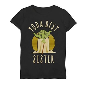 Girls 7-16 Star Wars Yoda "Best Sister" Graphic Tee