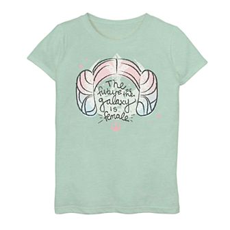 Girls 7-16 Star Wars Leia "The Future Of The Galaxy Is Female" Graphic Tee