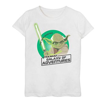 Girls 7-16 Star Wars Galaxy Of Adventures Yoda Graphic Tee