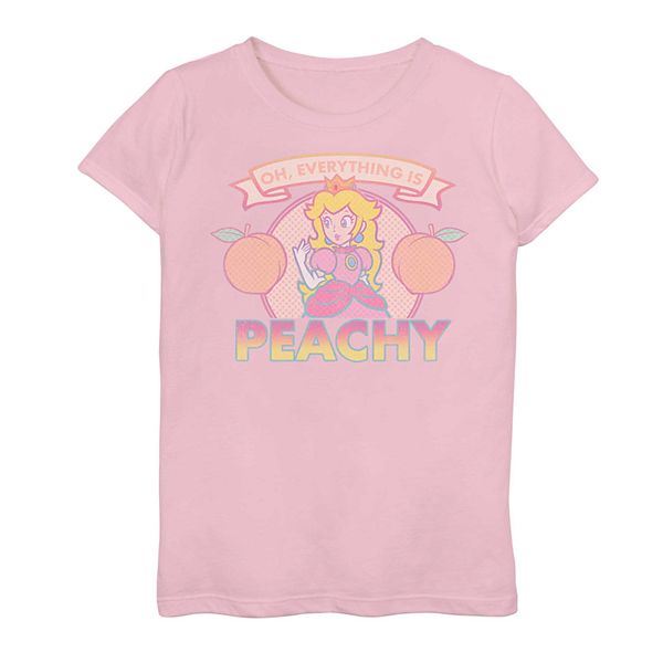 Girls 7-16 Nintendo Peach Graphic Tee