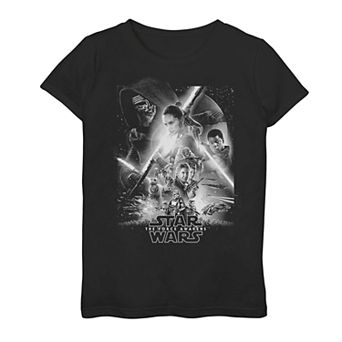 Girls' 7-16 Star Wars Force Awakens Graphic Tee