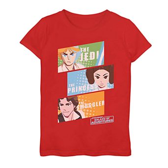 Girls' 7-16 Star Wars Galaxy Panels Graphic Tee
