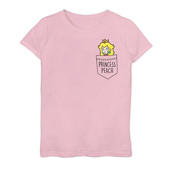 Girls' 7-16 Nintendo Peach Pocket Graphic Tee