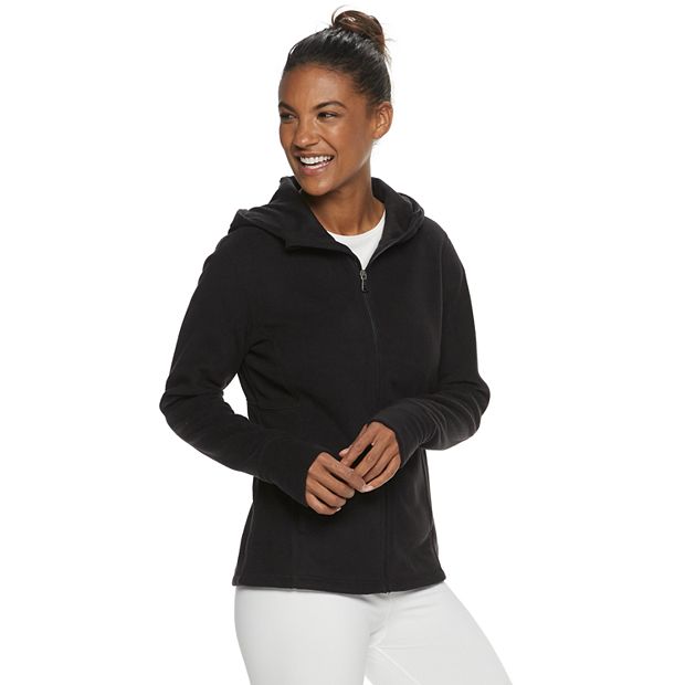 Petite Tek Gear® Hooded Micro Fleece Jacket