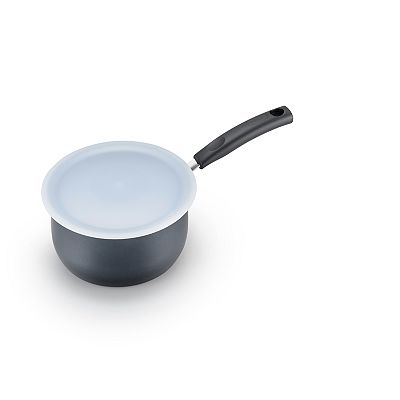 Signature Titanium 12-Piece Java Aluminum Non-Stick Cookware Set with Lids Signature Titanium 12-Piece Java Aluminum Non-Stick Cookware Set with Lids