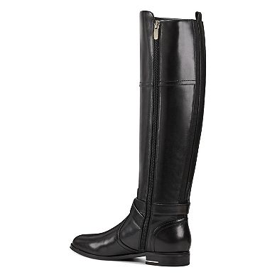 Nine West Linore Women's Leather Tall Riding Boots