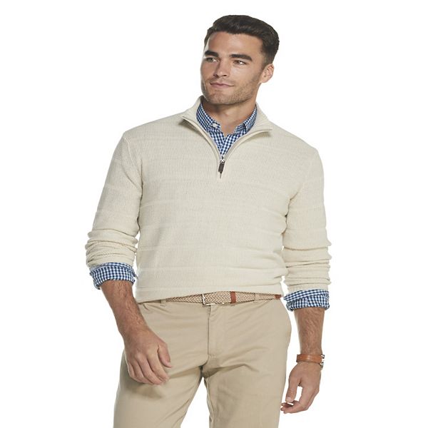 Men's Fine Gauge Supima Cotton Quarter Zip Sweater