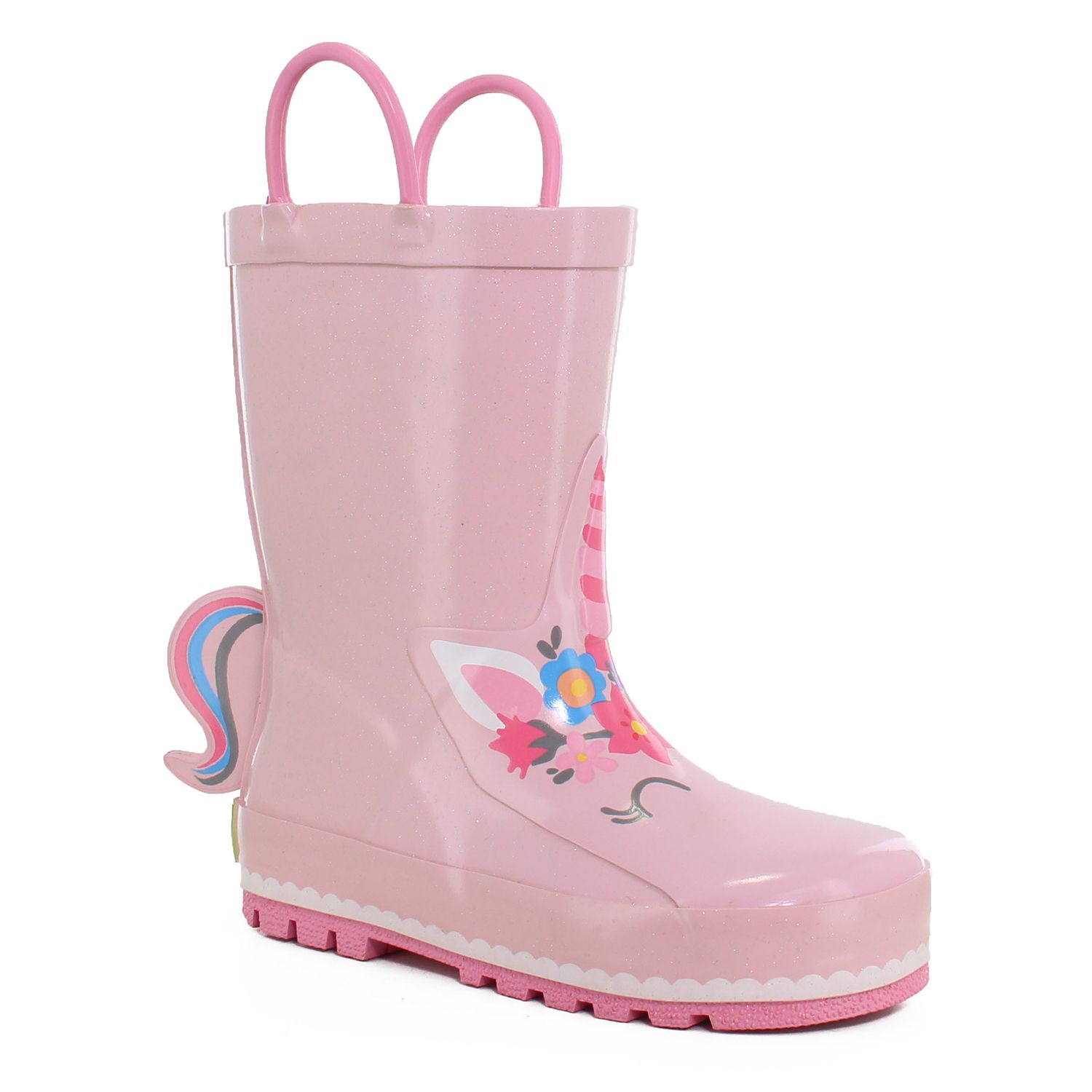 pink rain boots girls