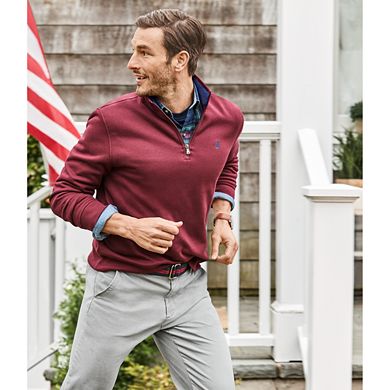 Men's IZOD Sportswear Advantage SportFlex Classic-Fit Performance Fleece Quarter-Zip Pullover