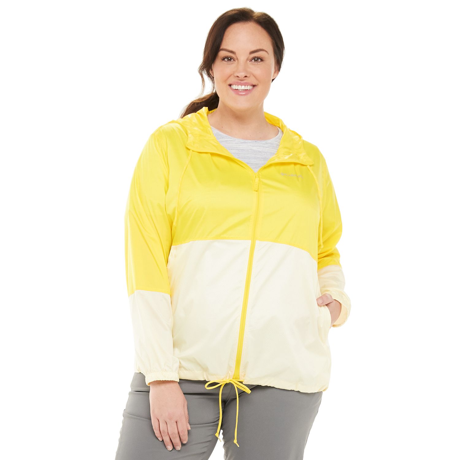 columbia plus size flash forward windbreaker