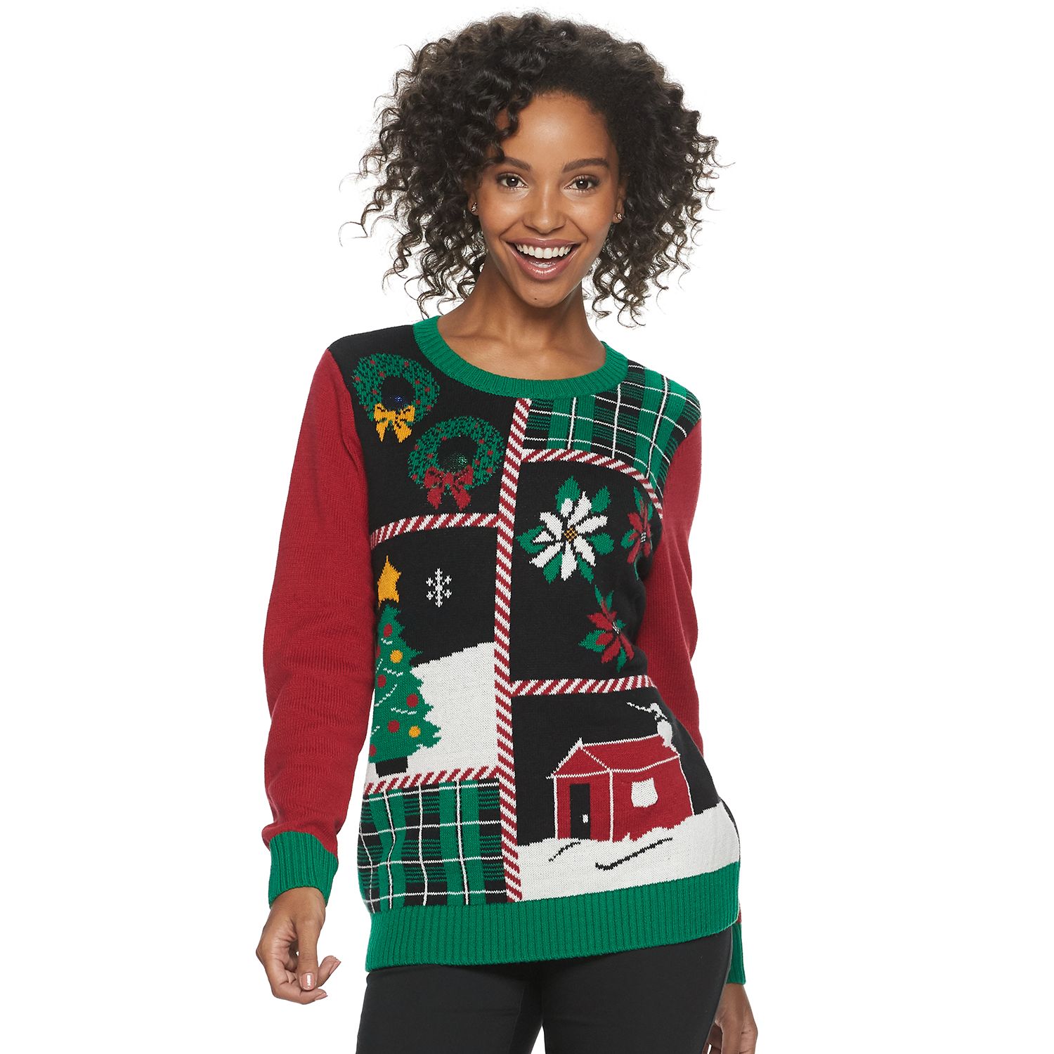womens christmas sweaters kohls