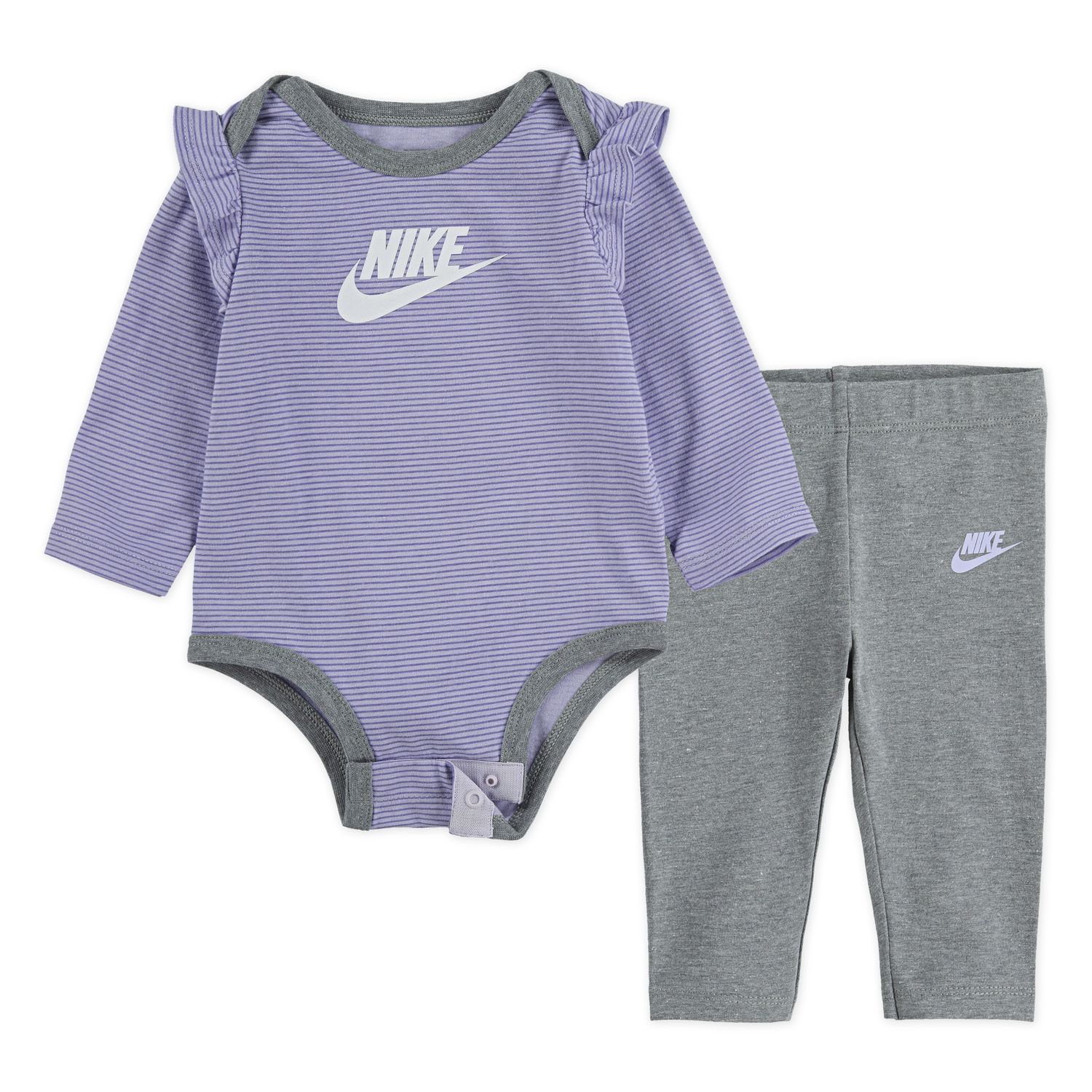 Baby Girl Nike 2-Piece Ruffle Bodysuit 