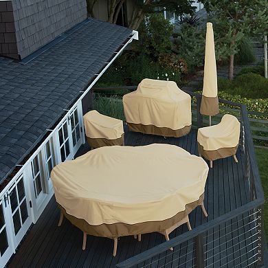 Classic Accessories Round Patio Table & Chair Set Cover