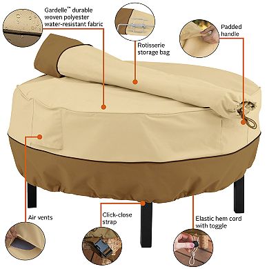 Classic Accessories Patio Cowboy Fire Pit Grill Cover