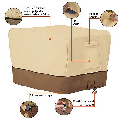 Classic Accessories Patio Rectangular Table Top Grill Cover