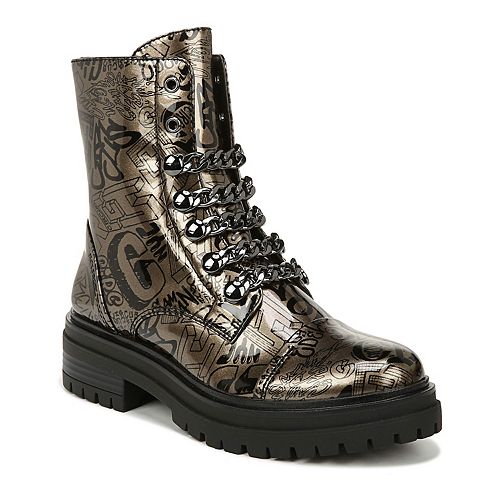circus by sam edelman soya patent combat boots