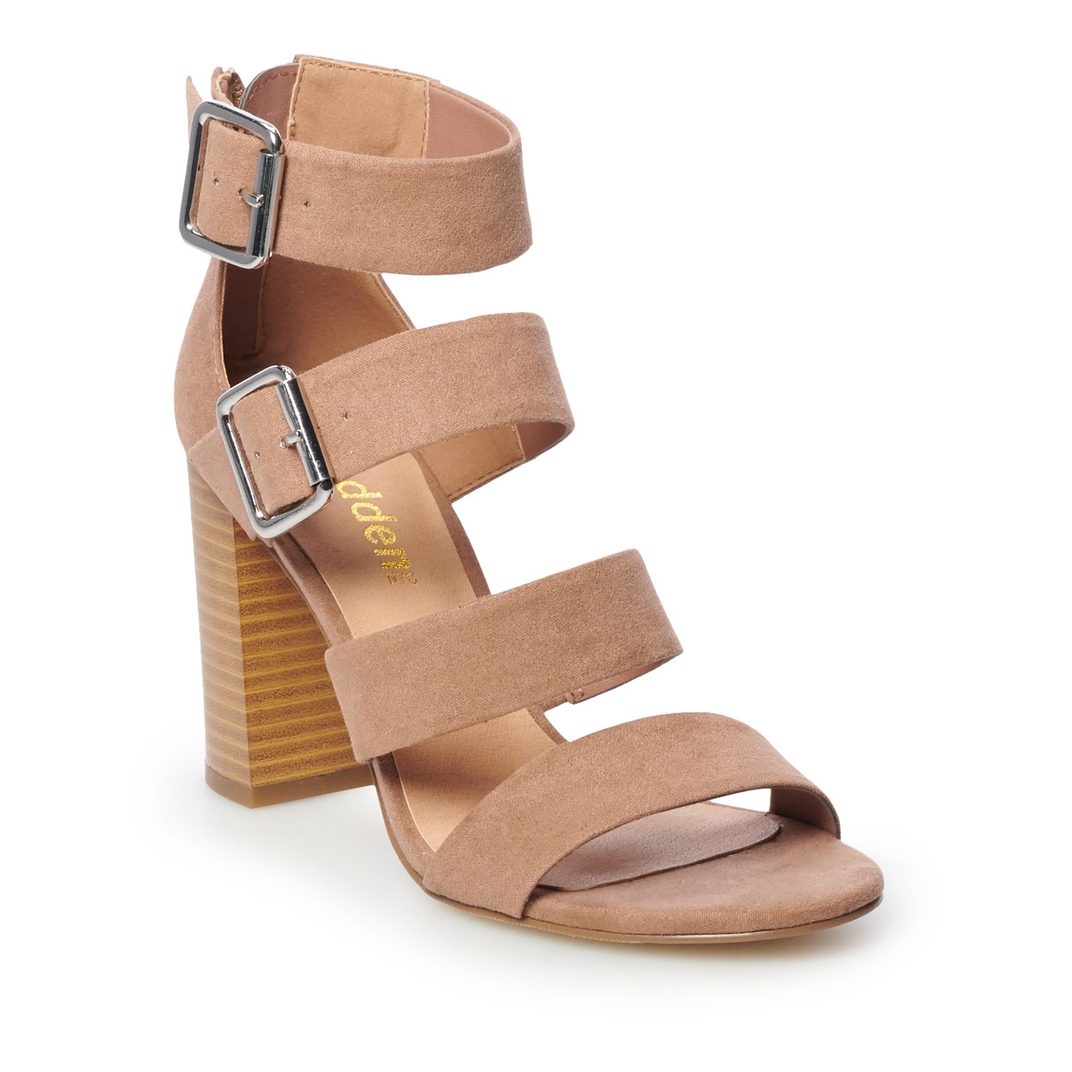 kohls strappy heels