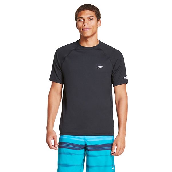 Speedo Men's Long Sleeve Swim Shirt, Large, Anthracite