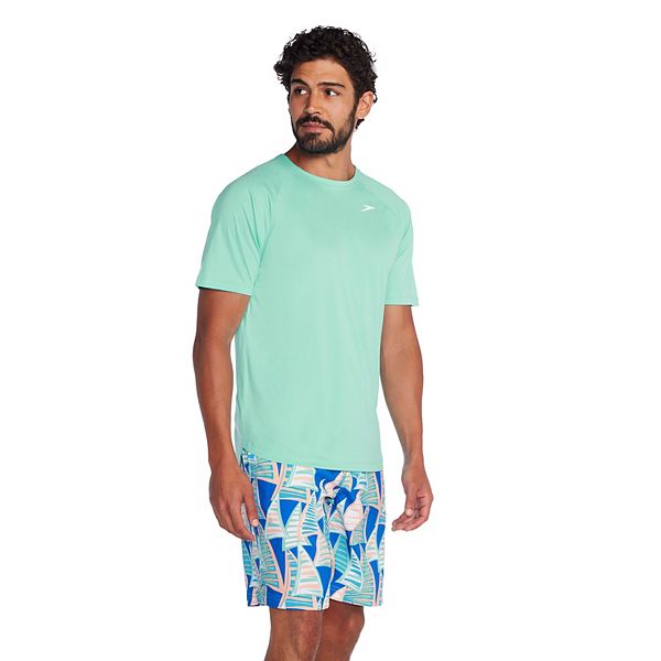 Men's Speedo Quick-Dry UPF 50+ Swim Tee - Arctic Glass (L)