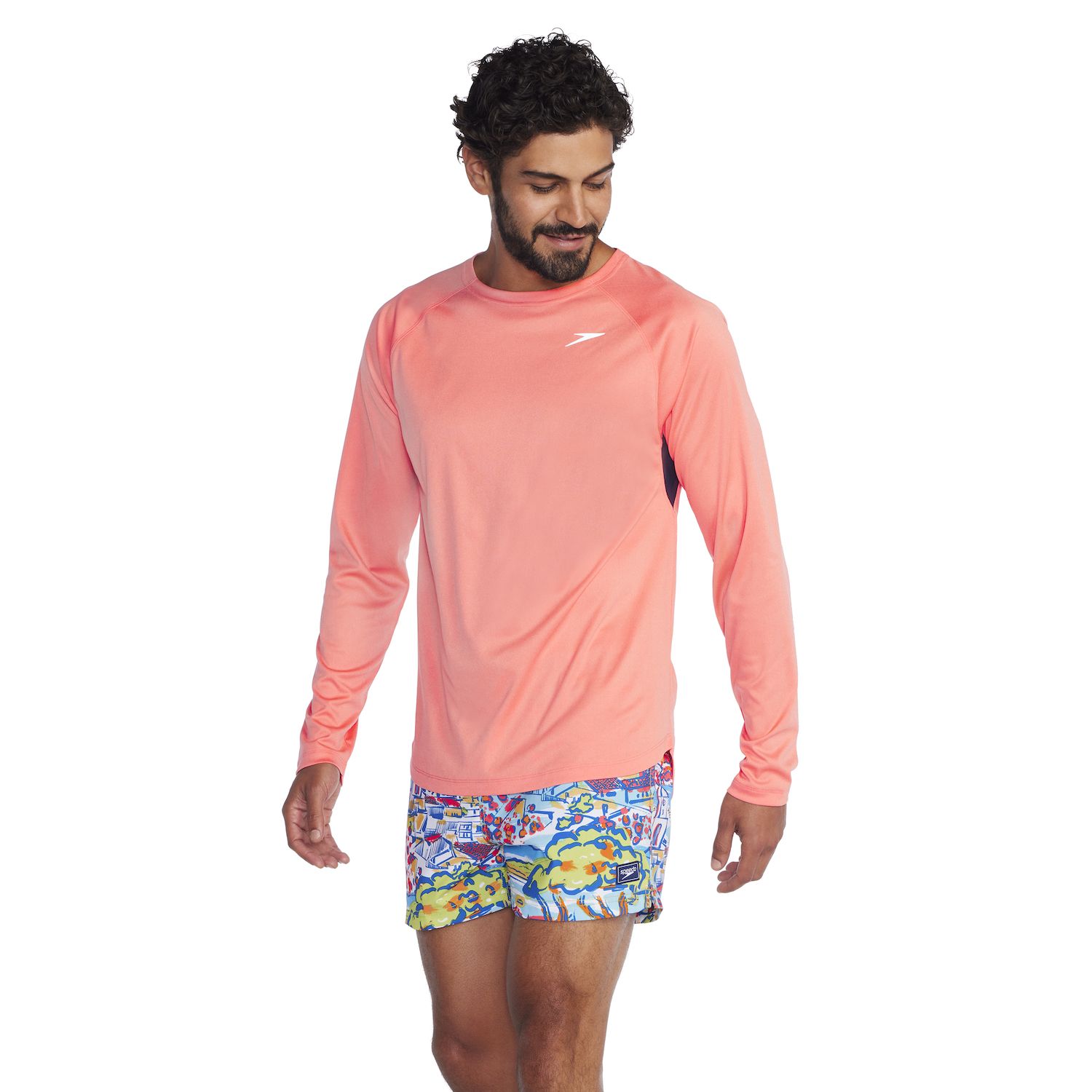 speedo swim shirt mens