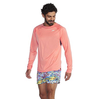Men's Speedo Quick-Dry UPF 50+ Long Sleeve Swim Tee
