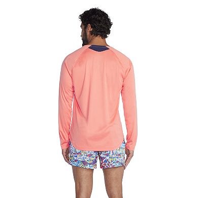Men's Speedo Quick-Dry UPF 50+ Long Sleeve Swim Tee
