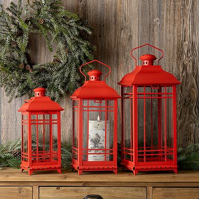 Melrose Lantern Table Decor 3-piece Set