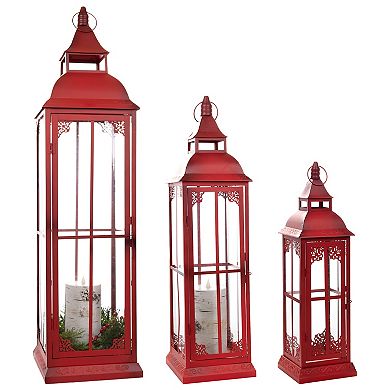 Melrose Lantern Table Decor 3-piece Set