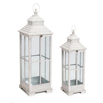 Melrose Lantern Table Decor 2 pc Set