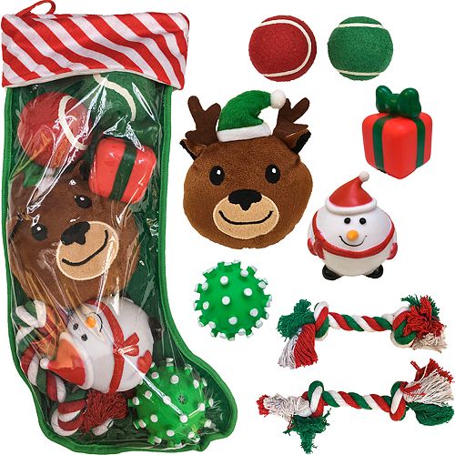stuffed dog stocking