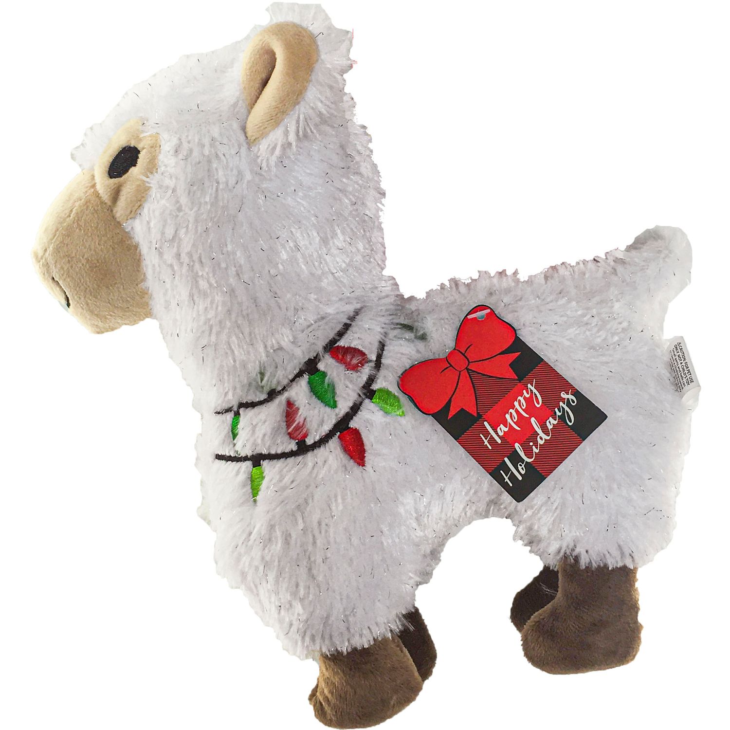 stuffed llama dog toy