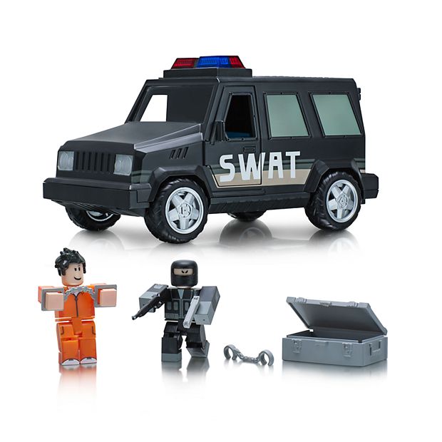 Lot of Lego Mix Roblox Action Figures with Swat Car