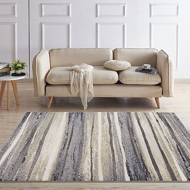 Concord Global Charlotte Collection Retro Rug