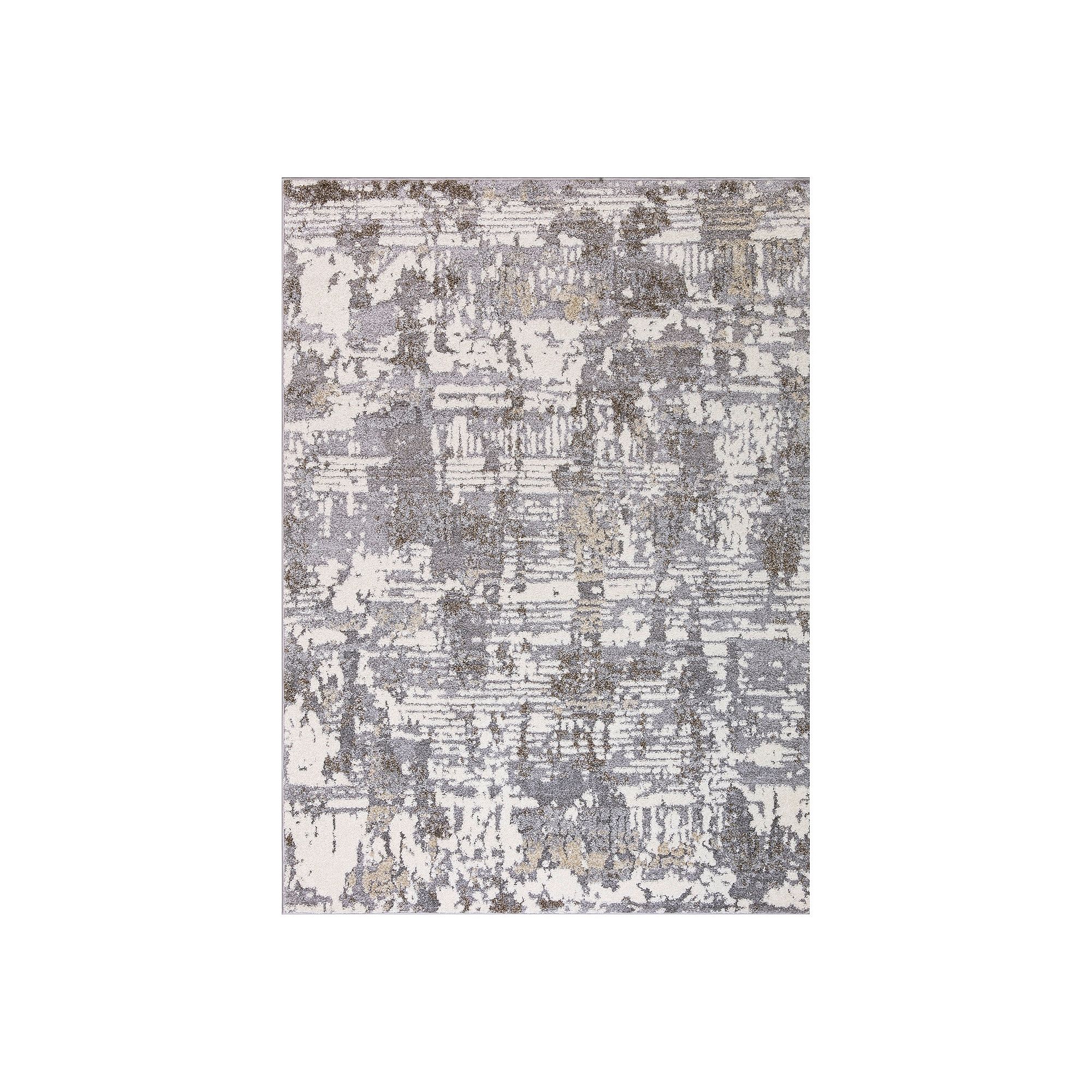 Concord Global Charlotte Collection Aqua Rug, Gray