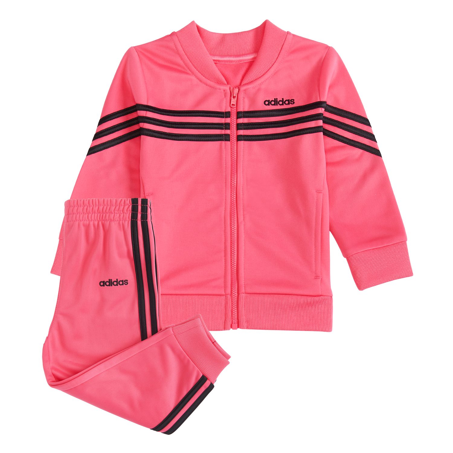 baby pink adidas track jacket