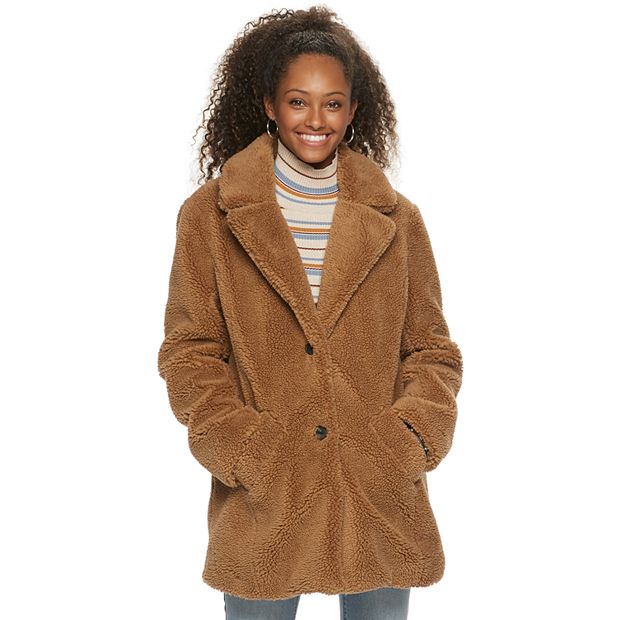 Sebby teddy 2025 faux shearling jacket