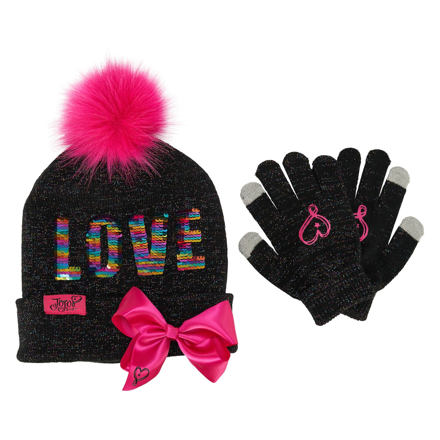 jojo siwa hat and gloves
