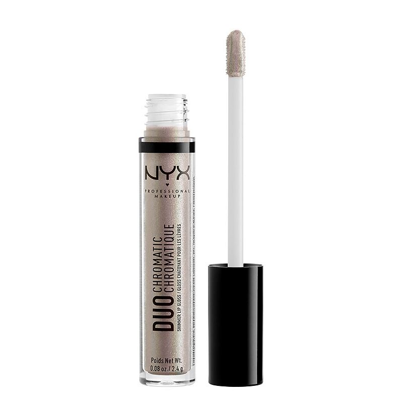 NYX Professional Makeup Duo Chromatic Lip Gloss, Lucid