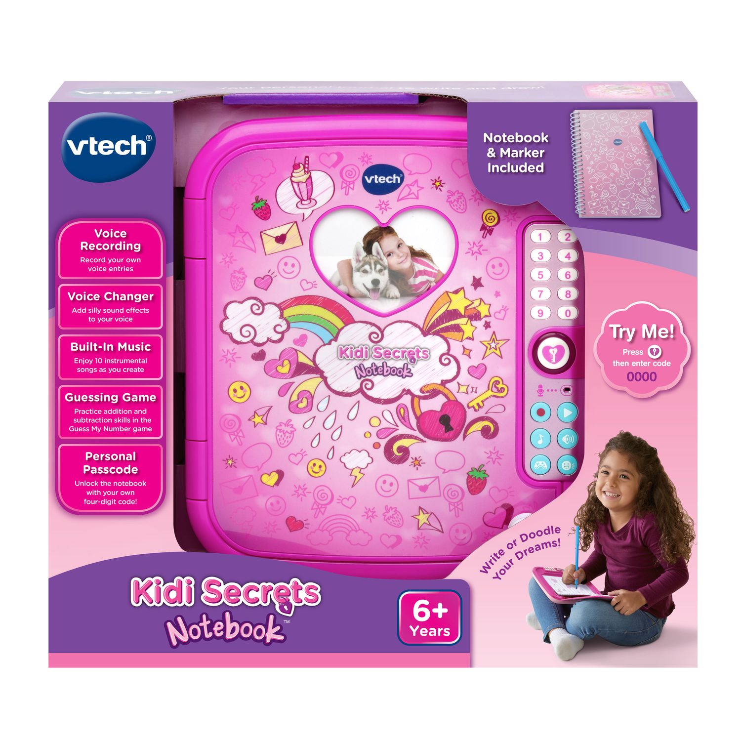 vtech mini diary