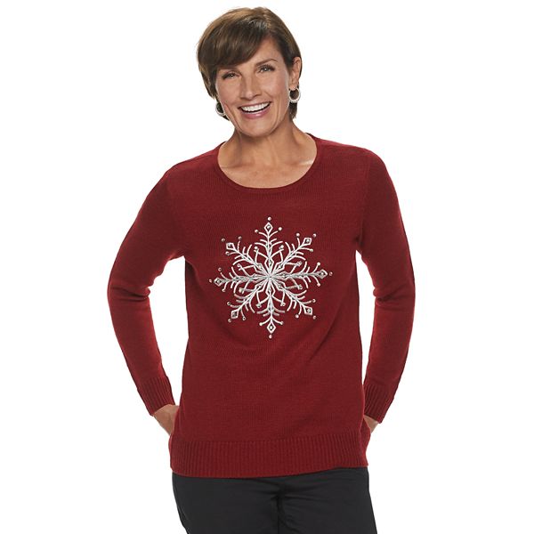 Women's Croft & Barrow® Holiday Sweater