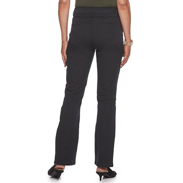 Women's Croft & Barrow® 5 Pocket Effortless Stretch Bootcut Pants