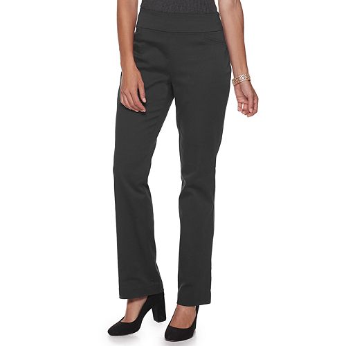 Women's Croft & Barrow® Effortless Stretch Pull-On Bootcut Pants