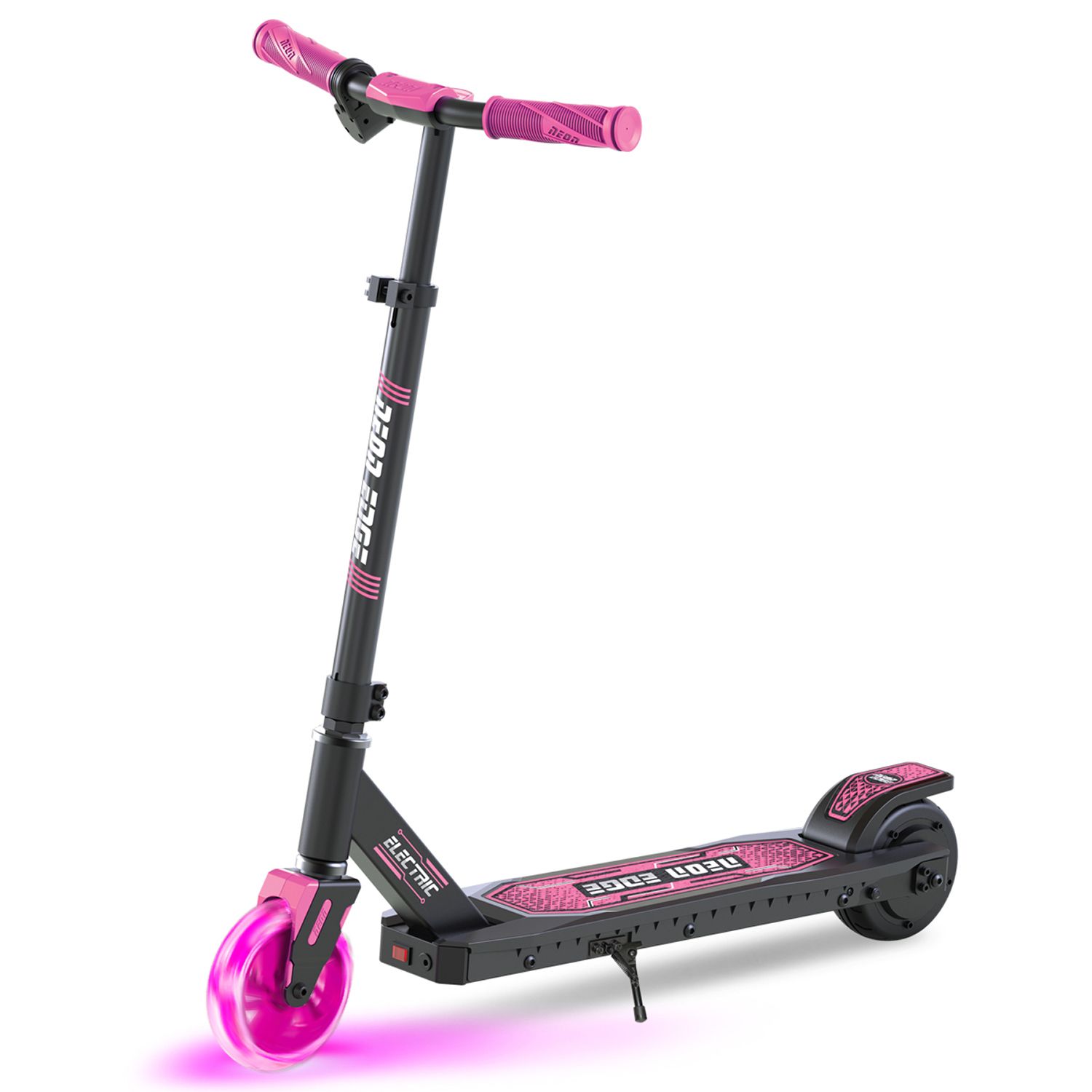 neon glider scooter pink