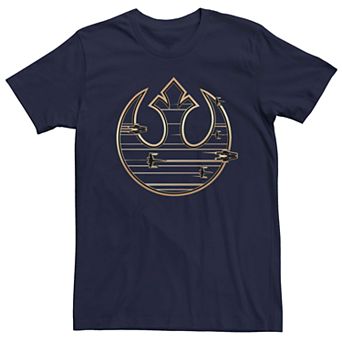 Men's Star Wars Gold Rebel Logo Tee