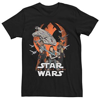 Men's Star Wars The Last Jedi Rebels Graphic T-shirt