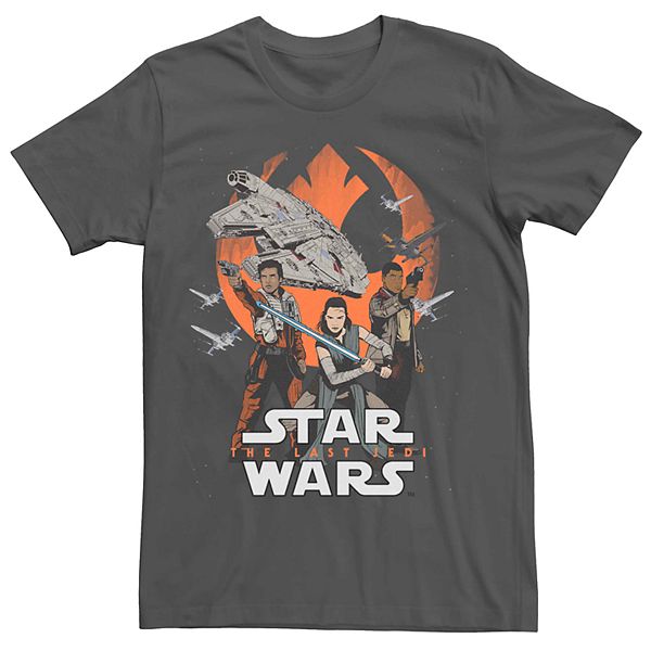 Men's Star Wars The Last Jedi Rebels Graphic T-shirt