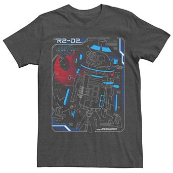 Men's Star Wars R2-D2 Blue Graphic Tee